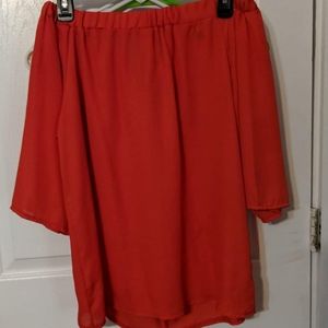 Off the shoulder shirt